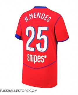 Günstige Paris Saint-Germain Nuno Mendes #25 3rd trikot 2025-26 Kurzarm